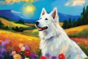 White Sheppard art#5