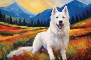 White Sheppard art#7