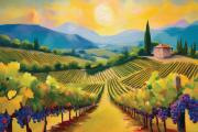 Swiss Italien landscape grapes #4