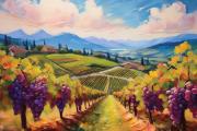 Swiss Italien landscape grapes #5