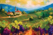 Swiss Italien landscape grapes #6