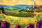 Swiss Italien landscape grapes #17