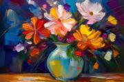 Still life flowers art#21