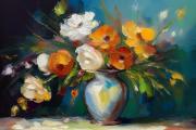 Still life flowers art#32