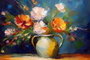 Still life flowers art#37