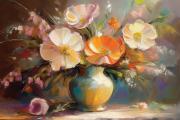 Vase with flowers art#27