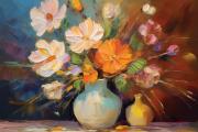 Vase with flowers art#28