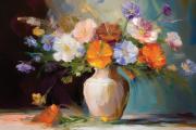 Vase with flowers art#30