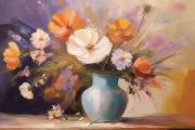 Vase with flowers art#32