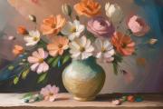 Vase with flowers art#33