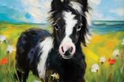 Girl with pony art#7
