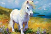 Girl with pony art#12