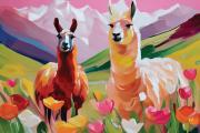 Rosa Alpakas art#19