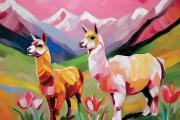 Rosa Alpakas art#23