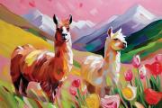 Rosa Alpakas art#24