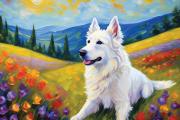 Weißer Schäferhund art#1