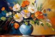 Stillleben mit Blumen art#9