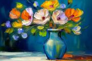Stillleben mit Blumen art#15