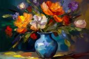 Stillleben mit Blumen art#24