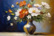 Stillleben mit Blumen art#26