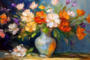 Stillleben mit Blumen art#35