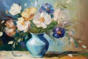 Vase mit Blumen art#8