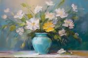 Vase mit Blumen art#23