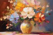 Vase mit Blumen art#24