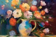 Vase mit Blumen art#35