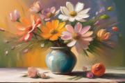 Vase mit Blumen art#42