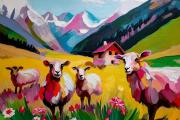 Rosa Schafe art#5