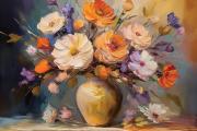Vase avec des fleurs art#4