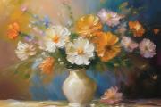 Vase avec des fleurs art#10