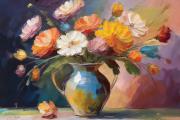 Vase avec des fleurs art#22