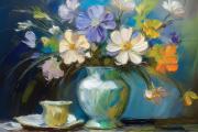 Vase avec des fleurs art#34