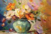 Vase avec des fleurs art#39
