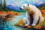 Ours blanc art#13