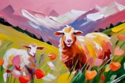 Pecore rosa art#14