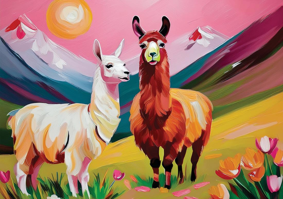 Rosa Alpakas art#22