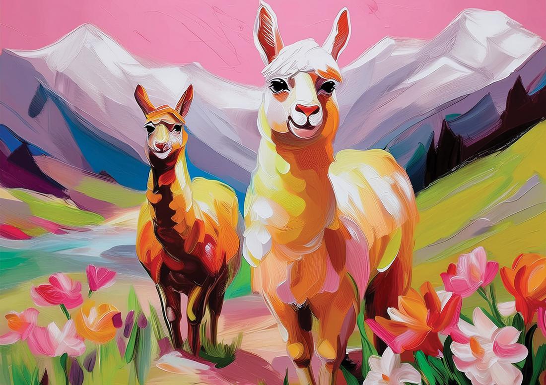 Rosa Alpakas art#26