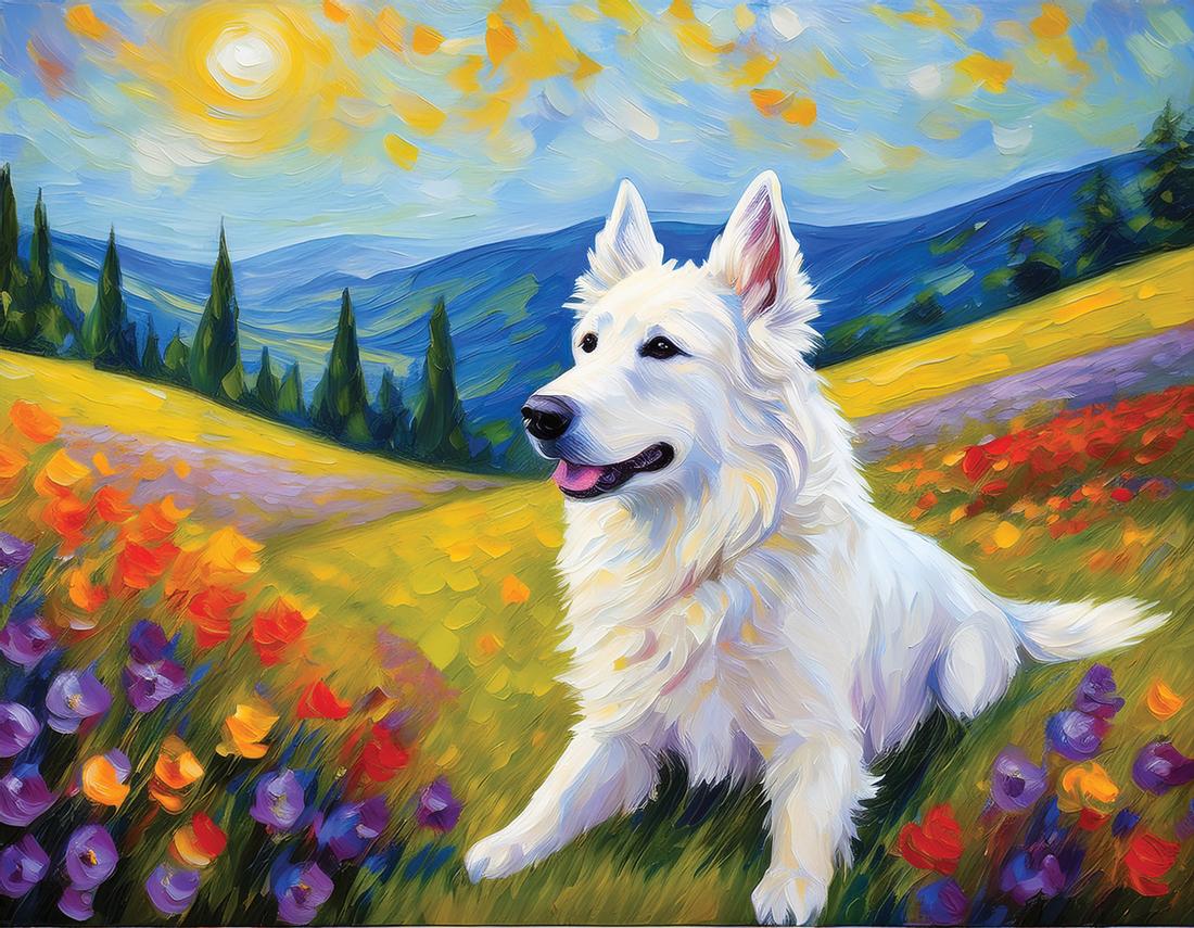 Weißer Schäferhund art#1