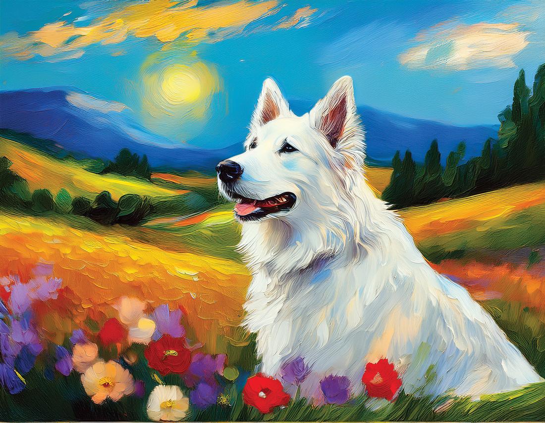 Weißer Schäferhund art#5