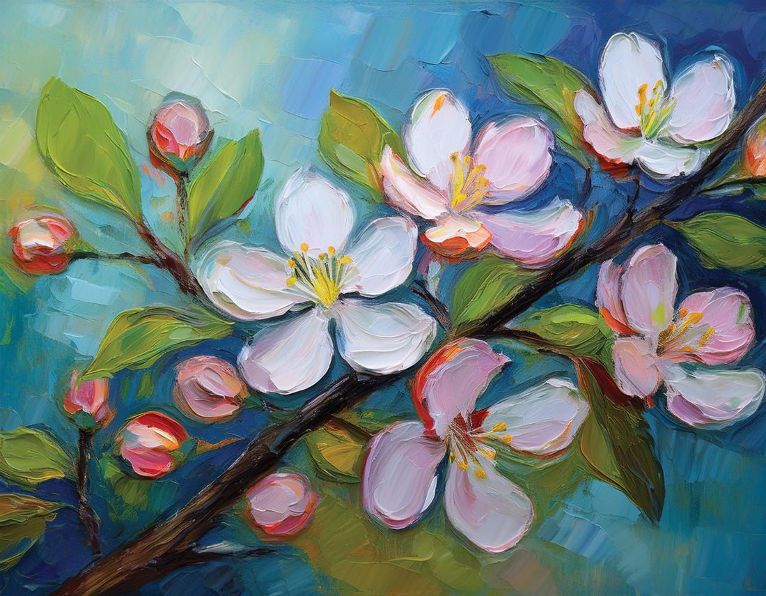 Apfelbaumblüte art#3