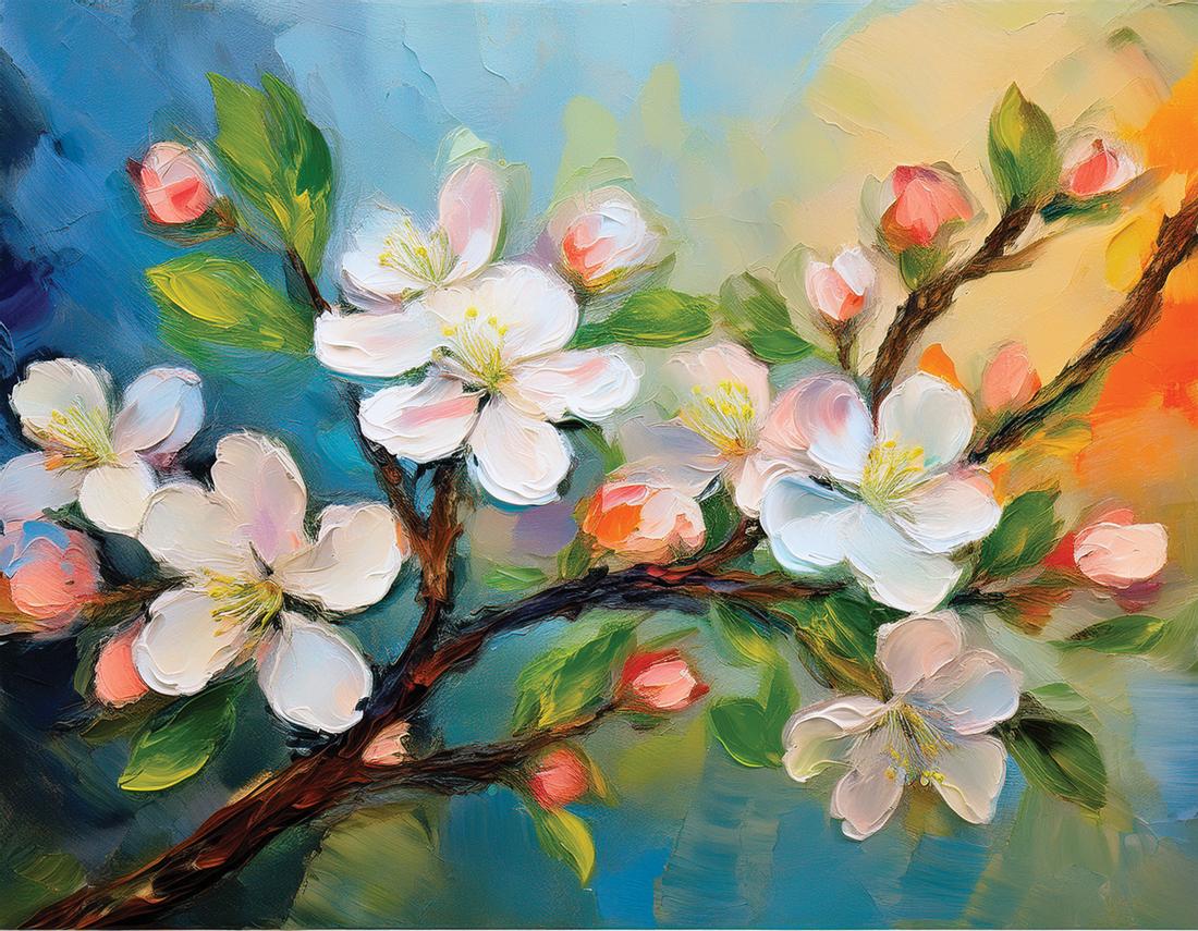 Apfelbaumblüte art#5