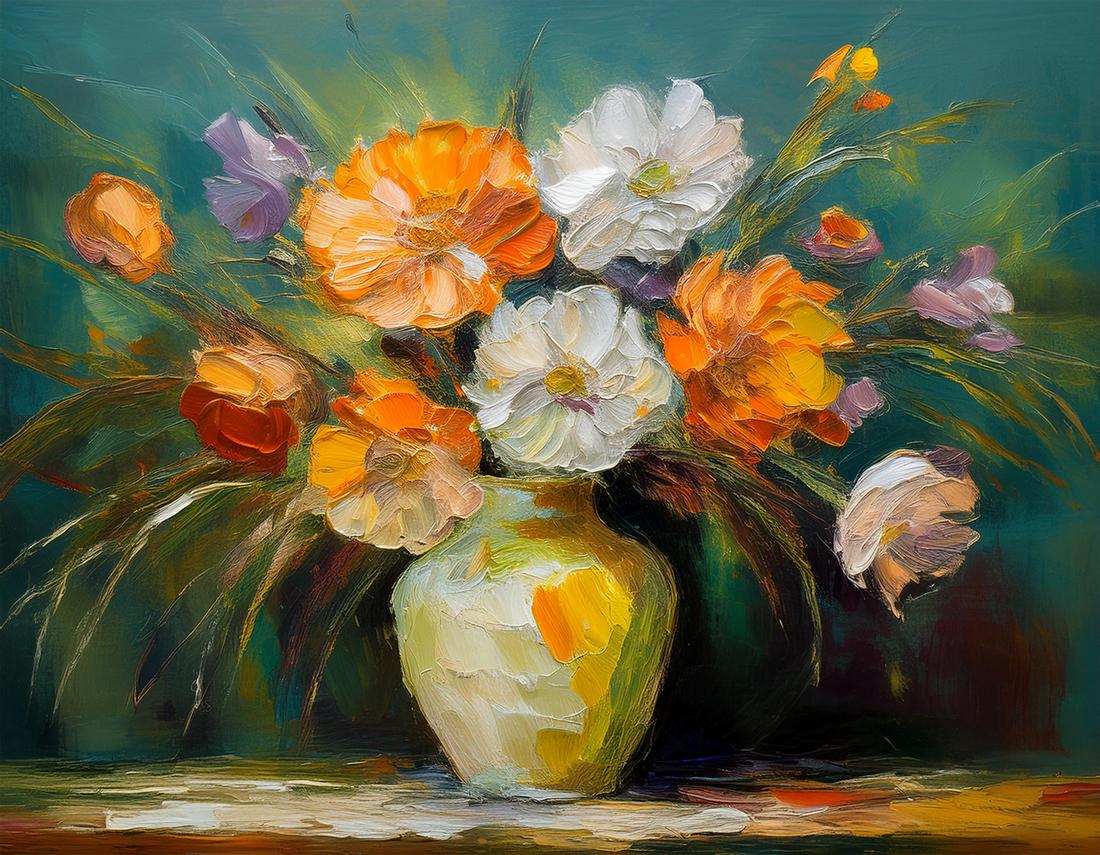 Nature morte de fleurs art#4