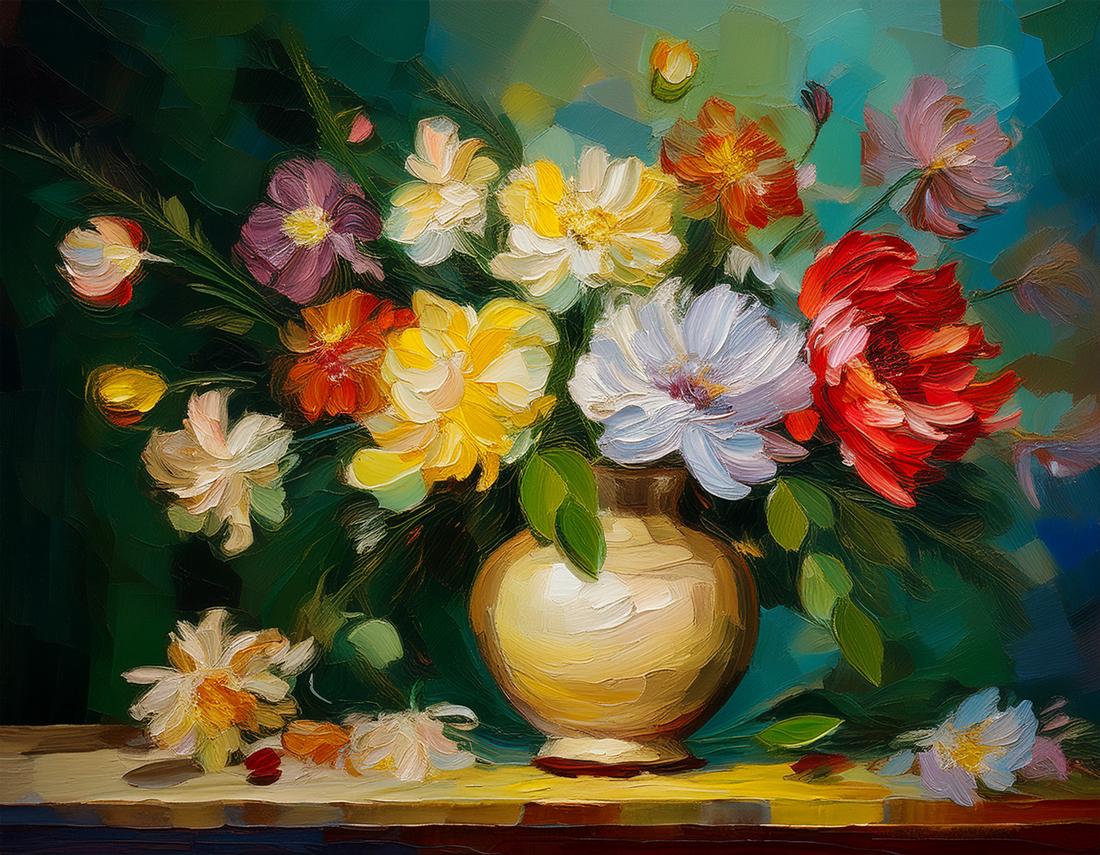 Nature morte de fleurs art#23