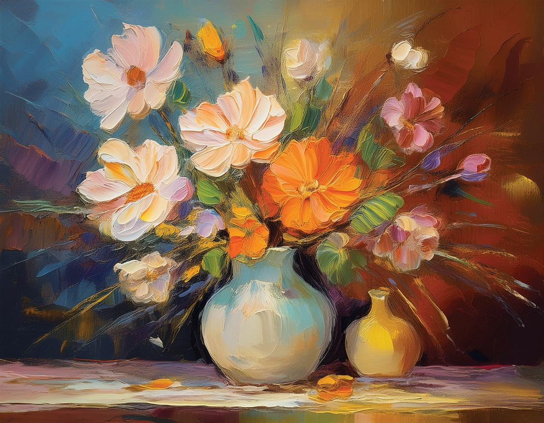 Vase avec des fleurs art#28