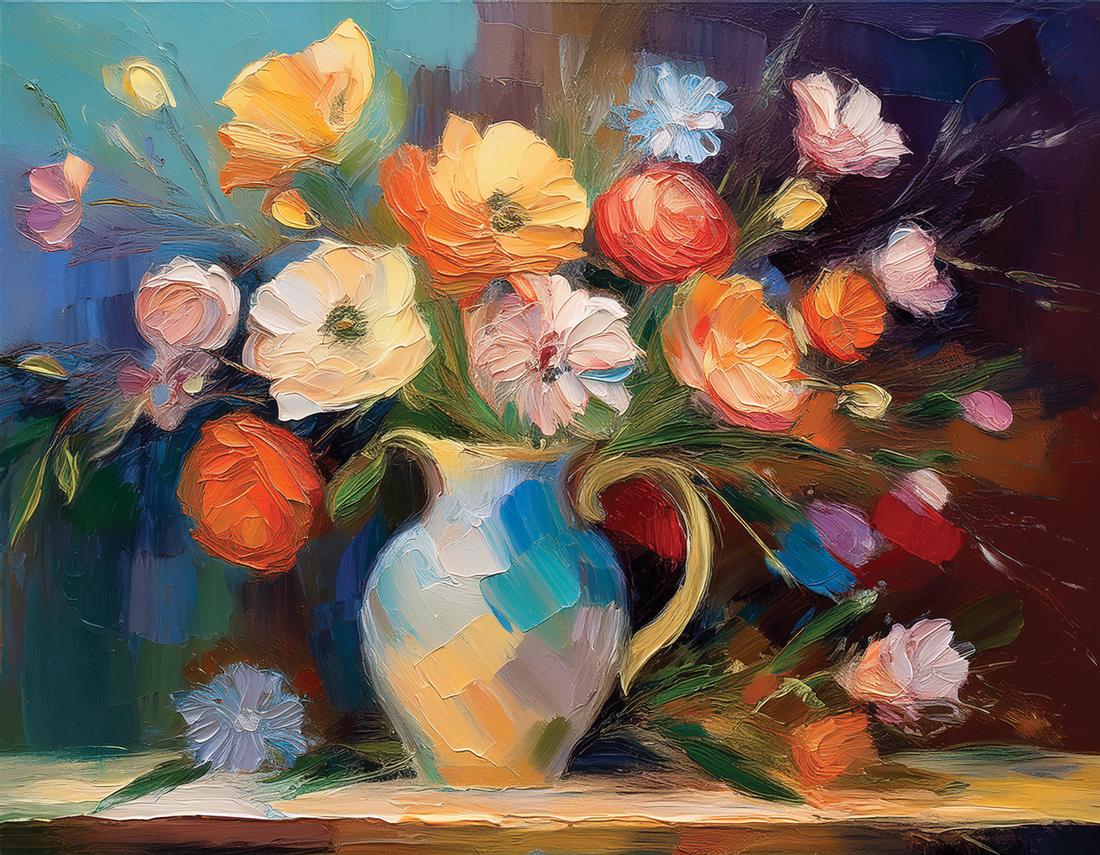 Vase avec des fleurs art#35