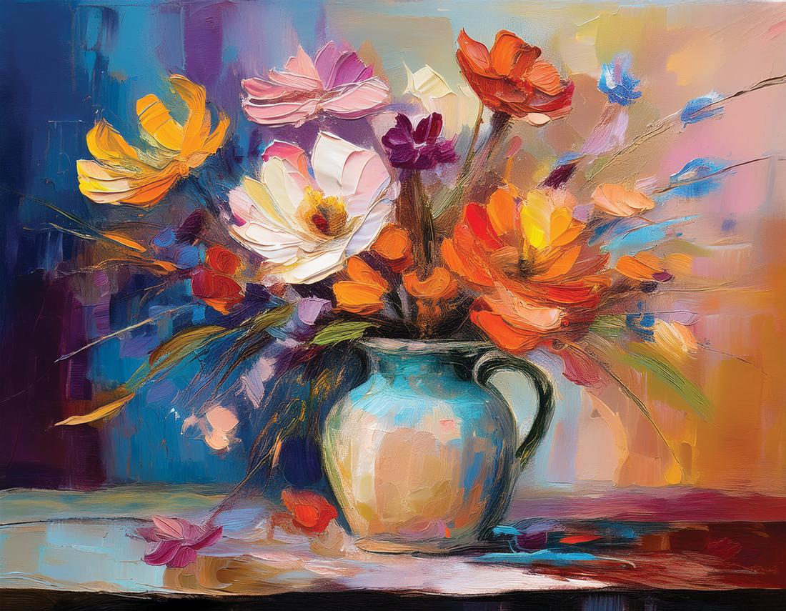 Vase avec des fleurs art#38