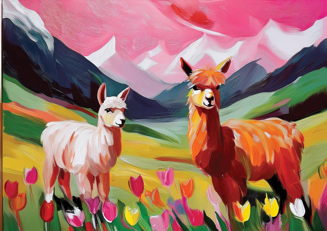 Alpaka rosa art#21